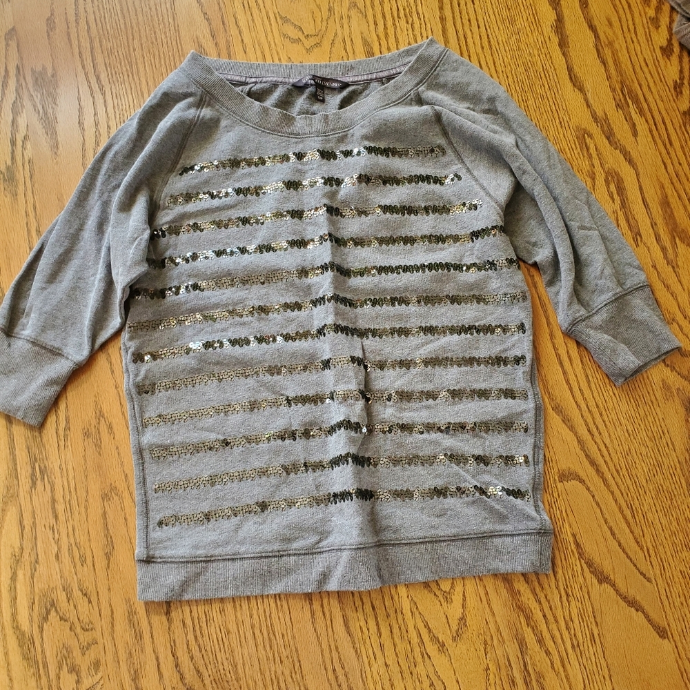 Victoria Secret small sweater 3/4 length sleeves.